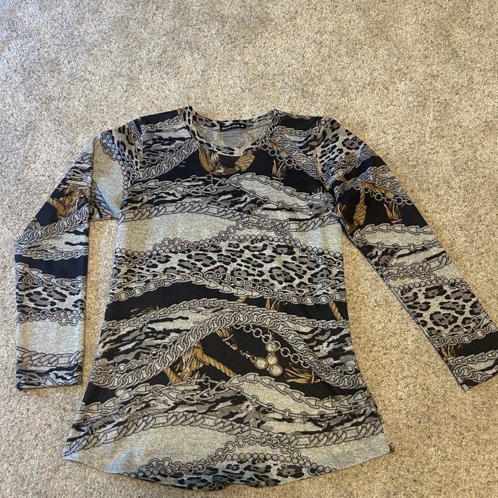 David Cline Glam knit top